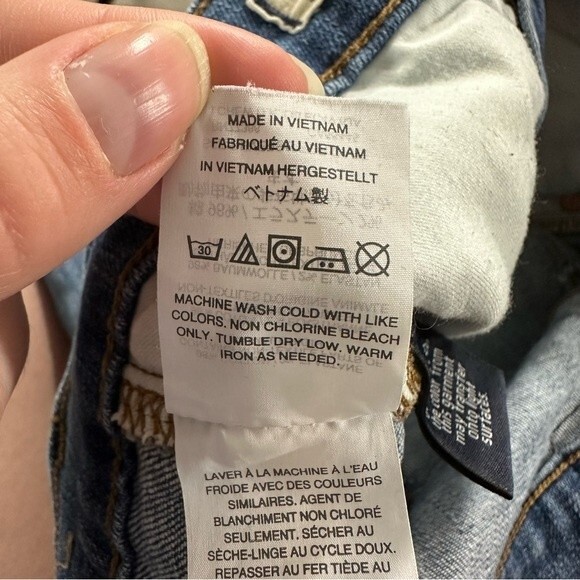 Madewell 9" High-Rise Destructed-Hem Skinny Crop Jean Size 26 - Picture 13 of 16